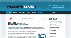 Desktop Screenshot of dreamweaver-templates.org